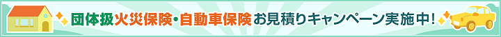 自動車保険キャンペーン実施中