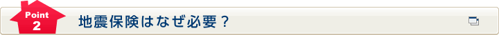 Point2 地震保険はなぜ必要？