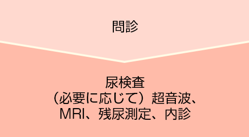 1.問診 2.超音波検査 3.血液検査 4.がん検診 5.診断 6.治療